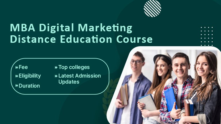 MBA Digital Marketing Distance Education Admission