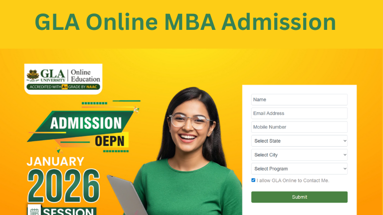 GLA Online MBA Admission